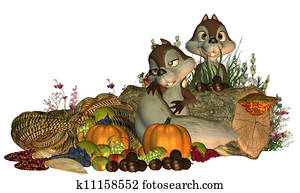 Thanksgiving Squirrels Thanksgiving Squirrels
