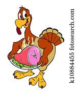 Thanksgiving Turkey With Ham Thanksgiving Turkey With Ham