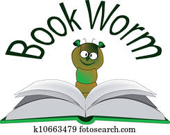 Bookworm Clipart | u13662795 | Fotosearch
