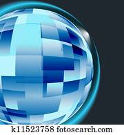 The concept of computer networking business windows. The concept of computer networking business windows.