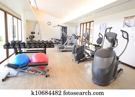 The fitness room The fitness room