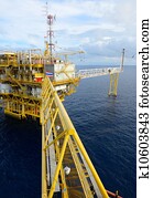 The oil rig. The oil rig.