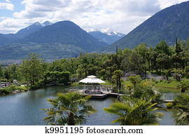 The snow-capped Ortler Group