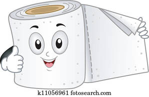 Toilet Paper Mascot Toilet Paper Mascot