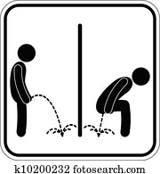 Toilet symbol Toilet symbol