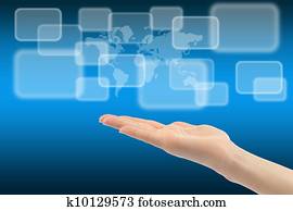 Touch screen interface concept