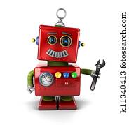 Toy mechanic robot Toy mechanic robot
