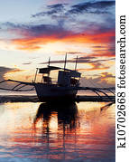Traditional Philippines boat