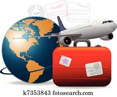 Travel airplane Travel airplane
