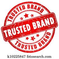 Trusted brand stamp Trusted brand stamp