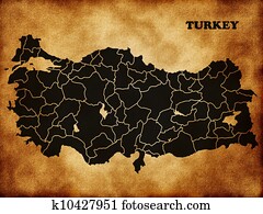Turkey Country Map Turkey Country Map