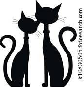 two black cats two black cats
