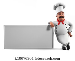 um, cozinha, cozinheiro