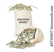 undervisning, budget