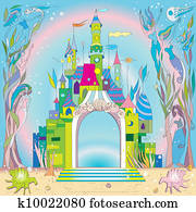 underwater castle underwater castle