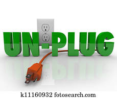 Unplug Cord Electrical Outlet Electricity Power Reduction Unplug Cord Electrical Outlet Electricity Power Reduction