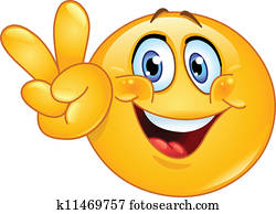 V sign emoticon V sign emoticon
