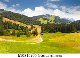 Valley in Switzerland