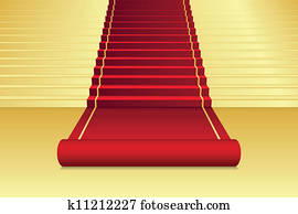 Vector background with red Carpet Vector background with red Carpet