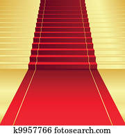 Vector background with red Carpet Vector background with red Carpet