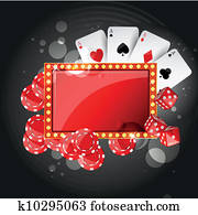 Vector Casino Background Vector Casino Background