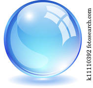 Vector glass ball Vector glass ball