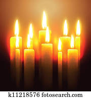 vector glowing candle vector glowing candle