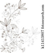 Vector grasses design elements, grassy ornament Vector grasses design elements, grassy ornament