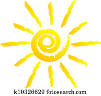 Vector illustration of sun Vector illustration of sun