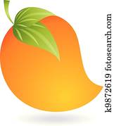 Vector juicy mango Vector juicy mango