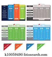 Vector Price Table Templates Vector Price Table Templates