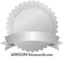 Vector silver award emblem Vector silver award emblem