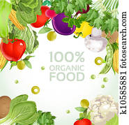 Vegetarian vegetable banner