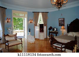 viktorianische, schalfzimmer viktorianische, schalfzimmer