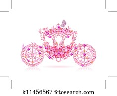 vintage floral carriage vintage floral carriage