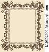 Vintage frame Vintage frame