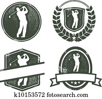 Vintage Golf Logos Vintage Golf Logos