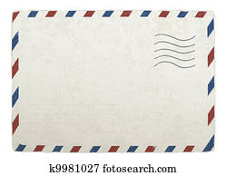 Vintage mailing envelope. Vector template for your designs, EPS 10. Vintage mailing envelope. Vector template for your designs, EPS 10.