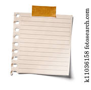 vintage note paper office business