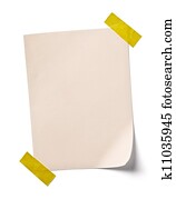 vintage note paper office business