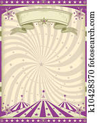 Vintage purple circus Vintage purple circus