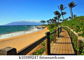 Wailea Beach Pathway, Maui, Hawaii Wailea Beach Pathway, Maui, Hawaii