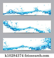Water Splash Banner Water Splash Banner