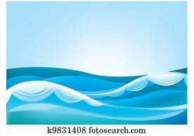 waves of the ocean and blue sky waves of the ocean and blue sky