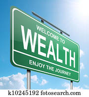 Wealth concept.