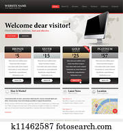Website design template Website design template