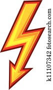 wetterleuchten, symbol wetterleuchten, symbol