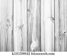 White Wood Planks as Background or Texture