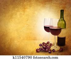 Wine Glass Celebration Background A Wine Glass Celebration Background A