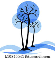 Winter Trees Stock Illustration | Our Top 1000+ Winter Trees Images